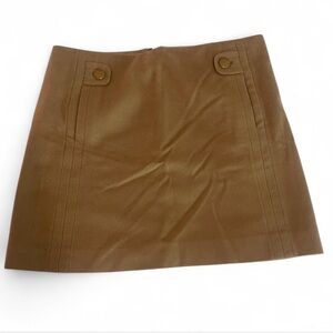J. Crew Tan Mini Skirt